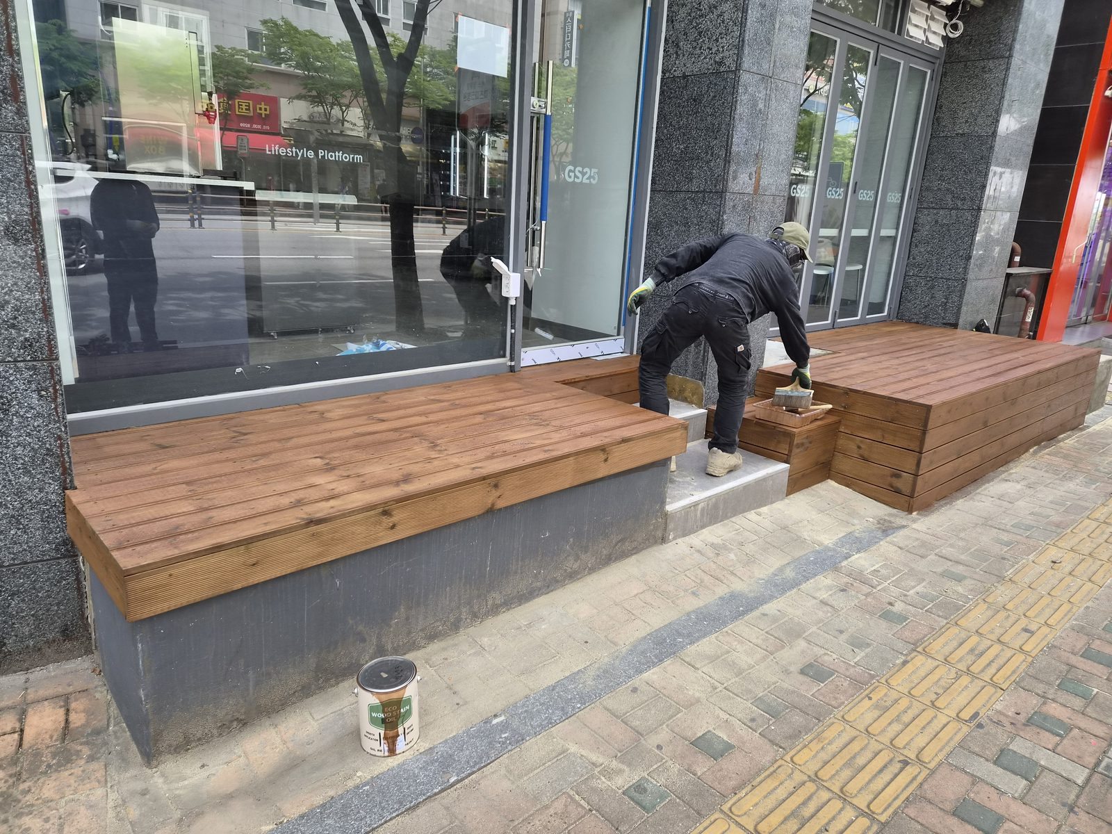 단비금속인테리어 야외 데크 시공